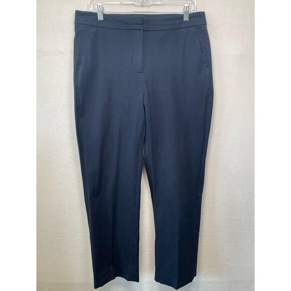 J.Crew Kate Straight High Rise Navy Dress Pants, Size 12 Style #BF-401 - Picture 1 of 5